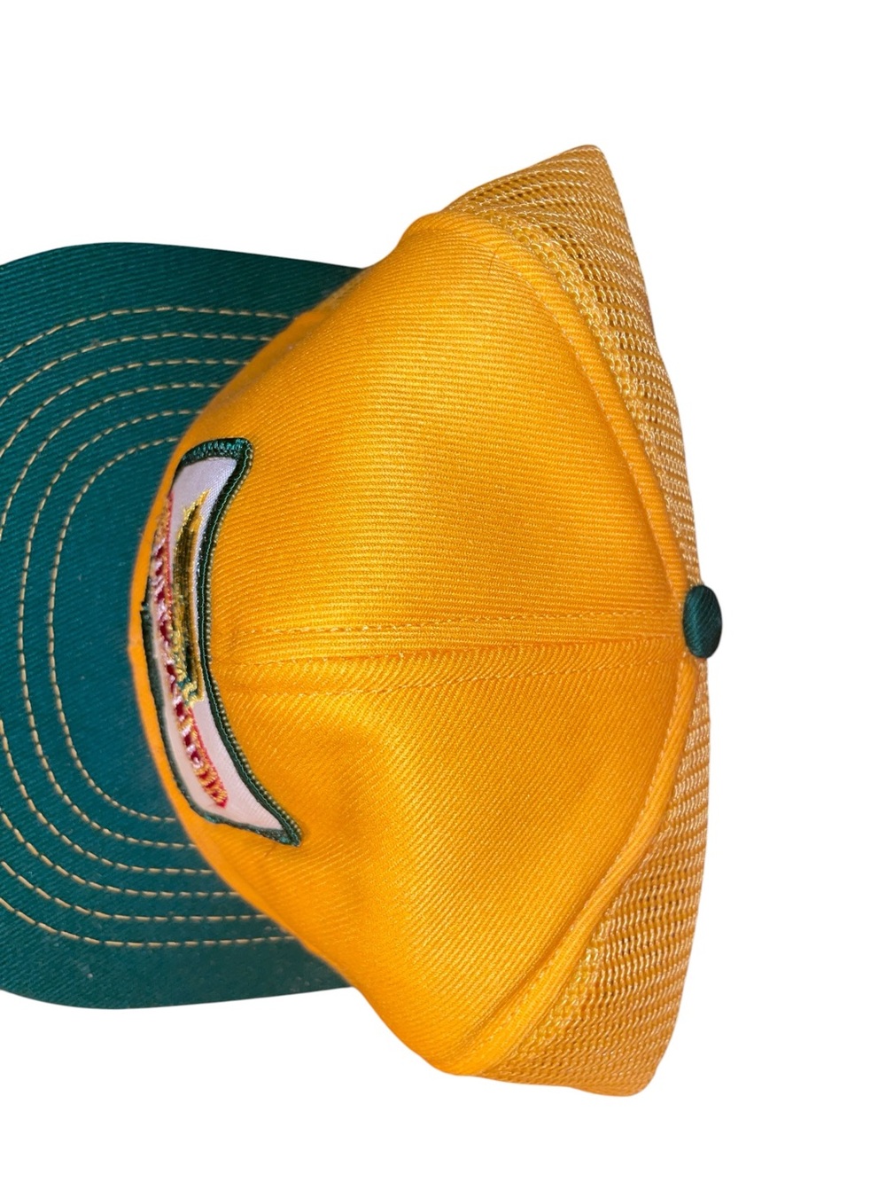 Vintage DeKalb Seed Corn K Brand USA Mesh Trucker Hat Snapback - Picture 2 of 16